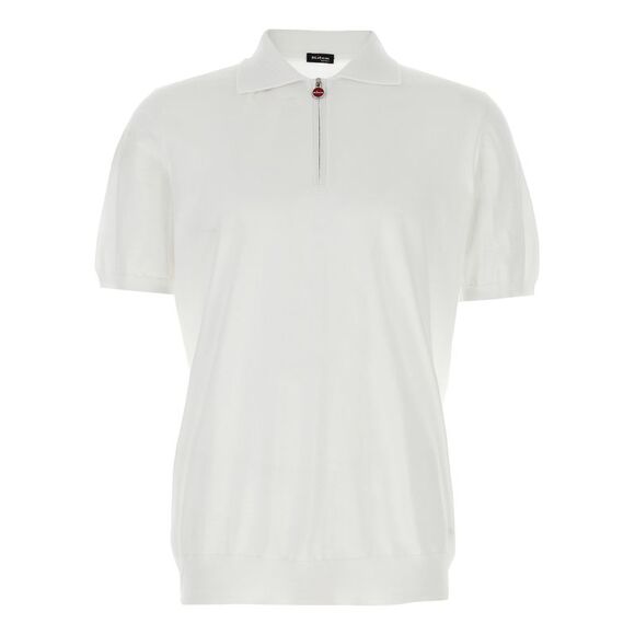 Kiton Men Honeycomb Polo Shirt